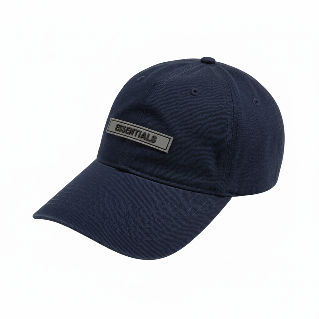 ESSENTIALS PLAIN CAP BLACK
