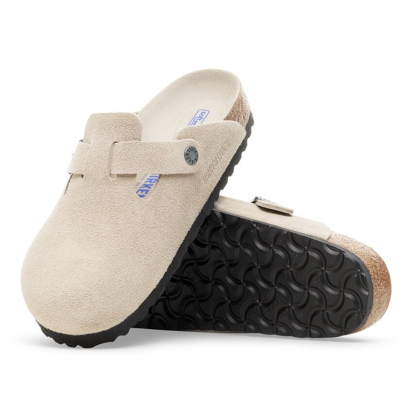 BIRKENSTOCK® BOSTON CORK CLOGS BEIGE