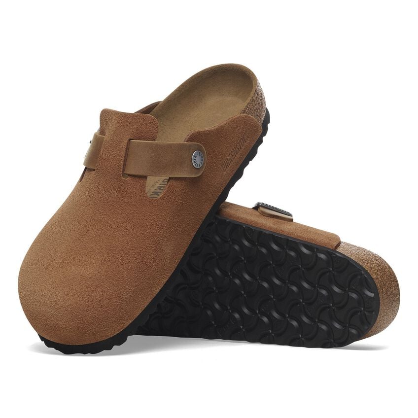 BIRKENSTOCK® BOSTON CORK CLOGS BEIGE