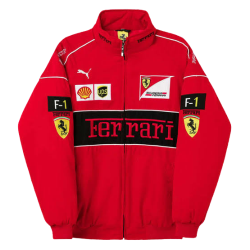FERRARI BLACK RACING JACKET