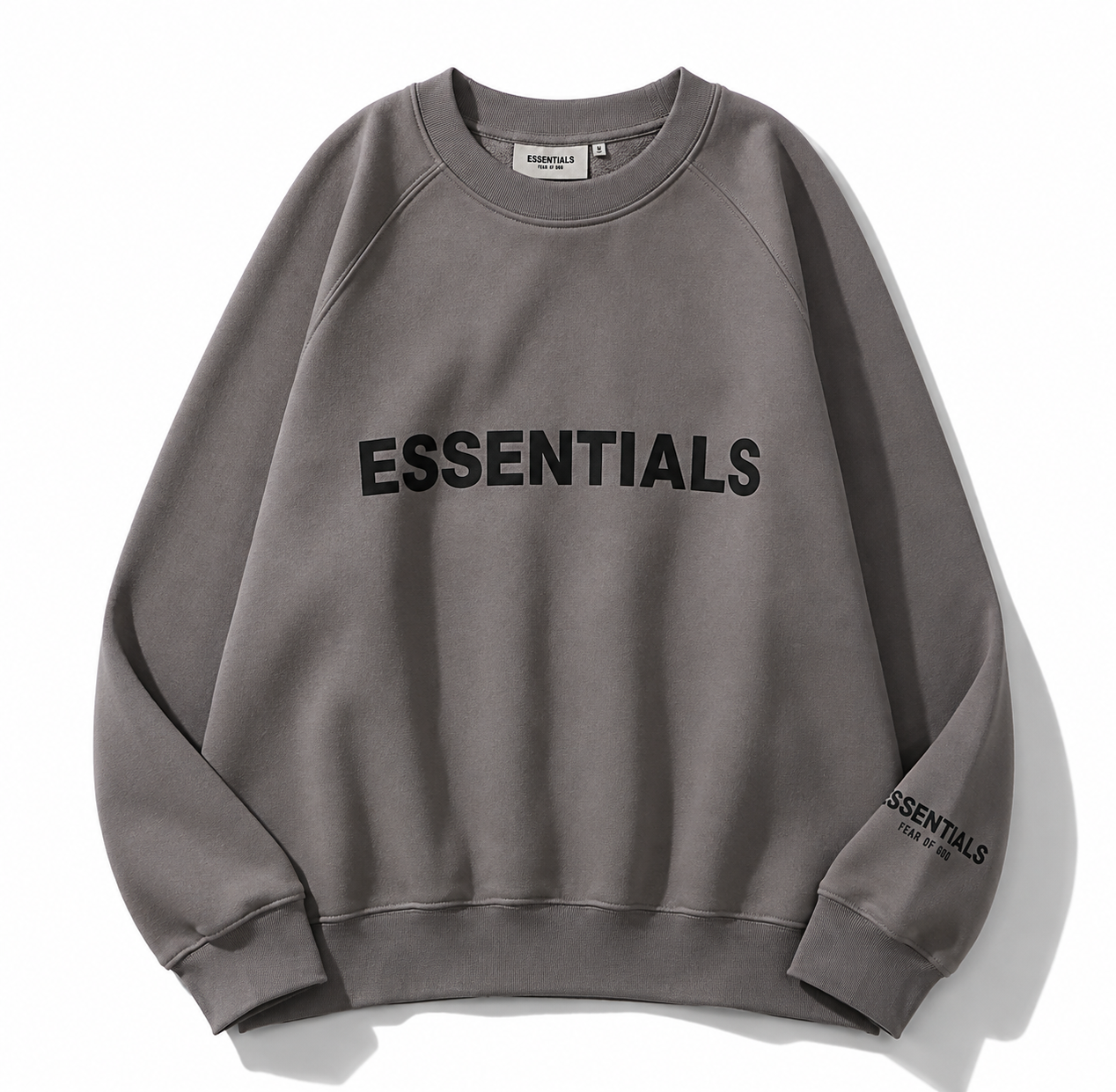 Essentials Crewneck Sweatshirt Dark Gray