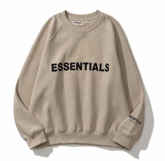 Essentials Crewneck Sweatshirt Khaki