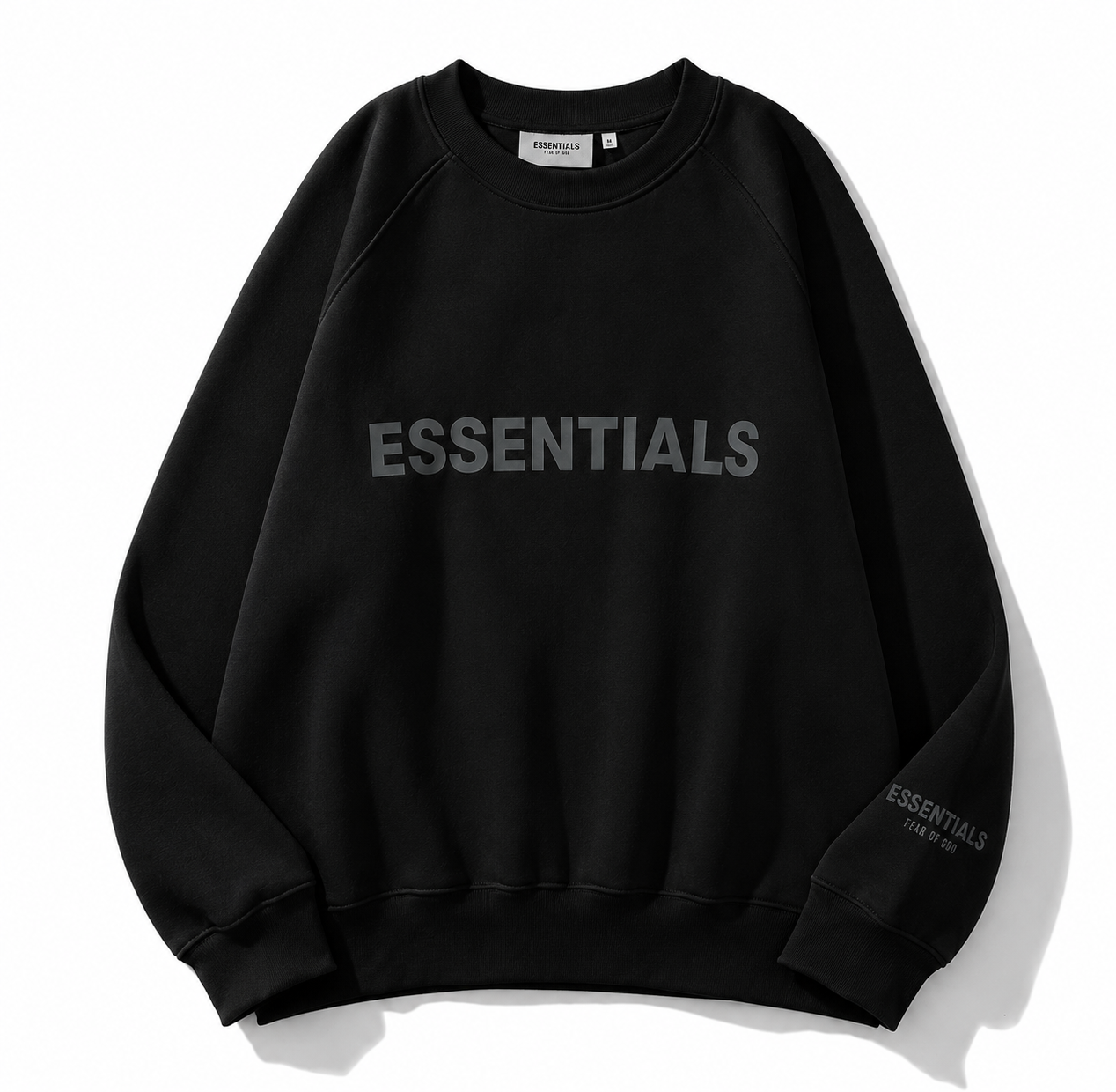 Essentials Crewneck Sweatshirt Black