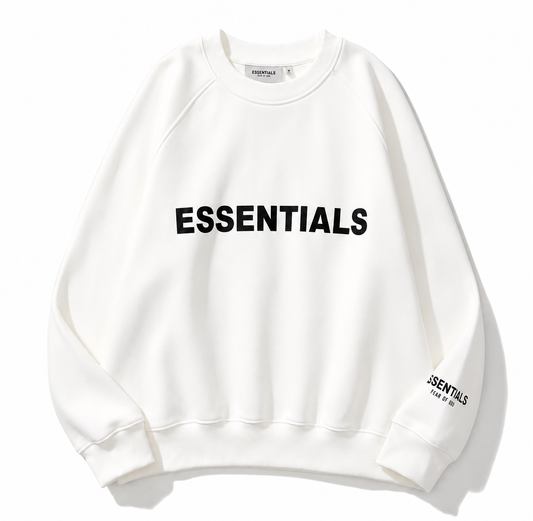 Essentials Crewneck Sweatshirt White